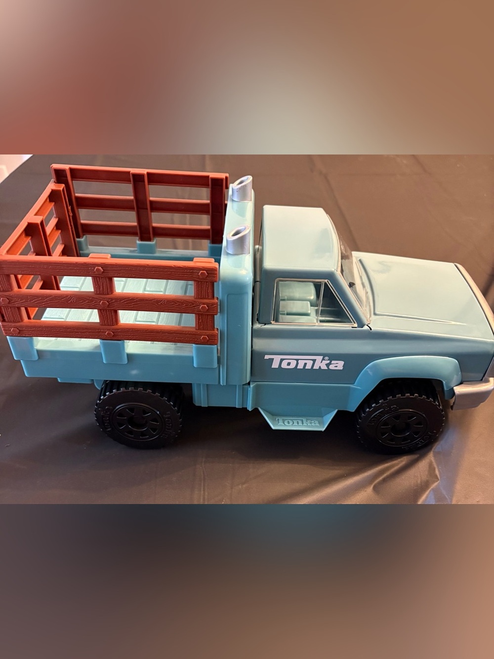 Lincoln Logs Cruisin Tonka -Light Blue Stake Bed Truck - Truck only - Picture 4 of 10